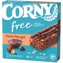 Упаковка злакових батончиків Corny без цукру Фундук - нуга 6х20 г (4011800577810): Вага, г 120
