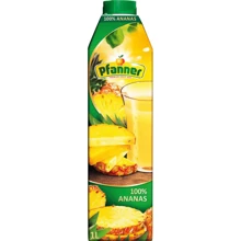 Сок ананасовий 100% Pfanner, 1л (EDH9006900017538): Объем, л 1
