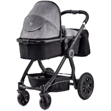 Универсальная коляска 2 в 1 Kinderkraft Veo Black/Gray (KKWVEOBLGR2000): Тип коляски универсальная коляска (2-в-1)