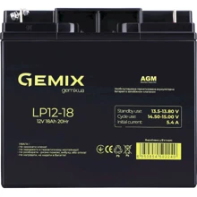 Gemix LP12-18: Тип Аккумулятор