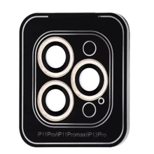 Защитное стекло для iPhone Proove Tempered Glass Achilles Gold for Camera iPhone 11 Pro / 11 Pro Max / 12 Pro: Тип защиты экрана на камеру