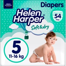 Підгузки дитячі Helen Harper SoftDry Junior 5 (11-16кг) 54 шт. (5411416030768): Тип Подгузники