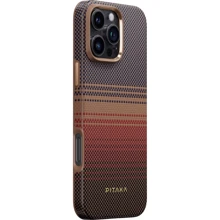 Чехол для iPhone Pitaka Military-Grade Protective Case Sunset (KI1601CPSU) for iPhone 16 Pro: Цвет коричневый