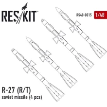 Набор вооружений RESKIT Ракета R-27Р/T, 4 шт. RS48-0015: Производитель RESKIT