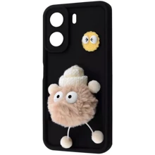Чохол для телефона Mobile Case Pretty Things Black/Fluffy White для Xiaomi Redmi 13C 4G / Poco C65: Сумісність Xiaomi Redmi 13C 4G / Poco C65