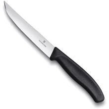 Victorinox (6.7903.12) SwissClassic для стейків 12см чорний: Лезо нержавіюча сталь