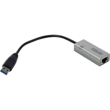 Адаптер STLab Adapter USB to RJ45 Black / Grey (U-980): Колір сірий