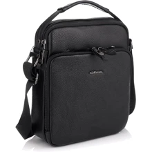 Мужская сумка через плечо Giorgio Ferretti черная (SHIGF185-black): Пол Мужской