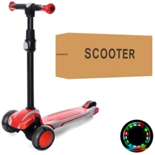 Самокат Scooter X1-RG MAXI красный с серым: Количество колес 3