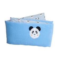 Бампер Twins велюр Animal 240 см 2022-TVA-04, blue: Тип Защитное ограждение для кроватки