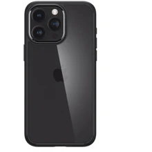 Чехол для iPhone Spigen Crystal Hybrid Matte Black (ACS06449) for iPhone 15 Pro Max: Цвет черный
