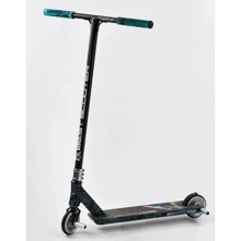 Самокат трюковый Best Scooter "CRASH" HIC-система, ПЕГИ, алюминиевый диск и дека Black/Blue (102312): Количество колес 2