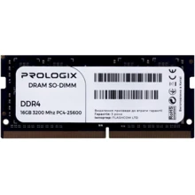 Prologix 16 GB SO-DIMM DDR4 3200 MHz (PRO16GB3200D4S): Тип DDR4