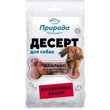 Лакомство для собак Природа десерт-печенье с говядиной и беконом 100 г (4823082403400): Производитель Природа