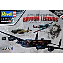 Подарунковий набір Revell "10 років королівським ВПС: Британські легенди" (3 літаки в наборі): Виробник Revell