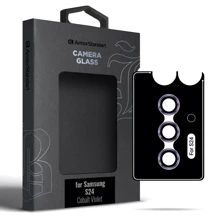 Аксессуар для смартфона ArmorStandart Tempered Glass Supreme Black Icon Cobalt Violet for Camera Samsung S921 Galaxy S24 (ARM76608): Совместимость Samsung S921 Galaxy S24