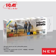Набор красок ICM для пилотов Люфтваффе, 6 шт. (ICM3046): Производитель ICM