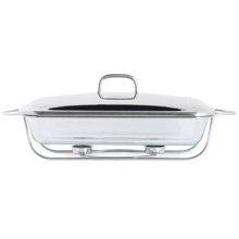 Мармит Fissman прямоугольный 39.5x24x6.5см 4л (6047): Объем, л 4