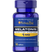 Puritan's Pride Melatonin 1 mg Мелатонин 90 таблеток: Форма выпуска Таблетки