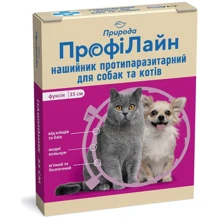 Ошейник антиблошиный Природа ProVET Профилайн фуксия 35 см (4823082410217): Тип Ошейники
