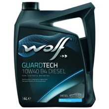 Моторное масло WOLF GUARDTECH 10W40 B4 DIESEL 4Lx4: Тип Полусинтетическое