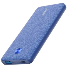 Внешний аккумулятор ANKER Power Bank PowerCore Slim 10000mAh PD Blue (A1231H31): Количество USB 2