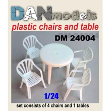Набір DAN models Пластикові стільці та стіл (DAN24004): Виробник DAN models