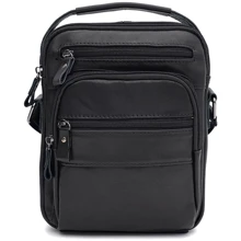 Чоловіча сумка через плече чорна Keizer (K1335bl-black): Стать Мужской
