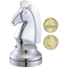 Металева головоломка Cast Puzzle Кінь, Chess Puzzles silver (473683): Вид головоломка