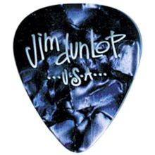 Медіатор Набор медиаторов DUNLOP 483P10HV GENUINE CELLULOID BLUE PEARLOID HEAVY: Тип Медіатор