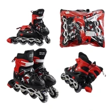 Раздвижные ролики Best Roller колеса PVC 38211-М (34-38) Красные: Цвет красный