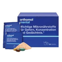 Orthomol Mental Витамины для нервной системы 30 порций (капсулы/порошок): Тип Комплексные