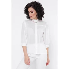 Блуза FashionUp BZ-1773C 42 біла з рукавом 3/4: Сезон Демісезон