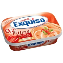 Сыр сливочный Exquisa Fitline 0.2% Паприка-Чили 175 г (WT3063): Вес нетто 175 г