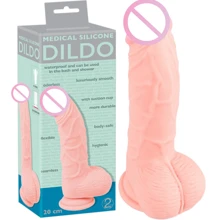 Фаллоимитатор с мошонкой Orion Medical Silicone Dildo, 21 см: Назначение Вагинальные