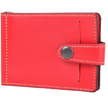 Женский зажим для денег DNK Leather красный (DNK-Euro-Clamp-col-H): Пол Женский
