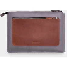 INCARNE Handmade Mocco Gray / Cognac for MacBook Pro 13 ": Колір сірий (Space Gray)