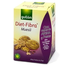 Печенье GULLON Diet Fibra Muesli, 450г: Вес нетто 450 г