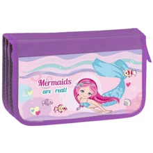 Пенал Kidis Mermaid 3 отделения фиолетовый (14046): Год выпуска коллекции 2022