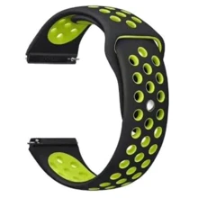Ремешок Becover Sport Band Vents Style Black/Yellow for Xiaomi iMi KW66/Mi Watch Color/Watch S1 Active/Haylou LS01/LS05 (705805): Цвет желтый
