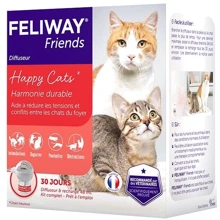 Диффузор + сменный блок Ceva Feliway Friends успокаивающее средство для кошек во время стресса при содержании нескольких кошек в помещении 48 мл (179,815): undefined undefined