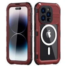 Чехол для iPhone Shellbox M Waterproof Case Red/Black for iPhone 14: Цвет красный