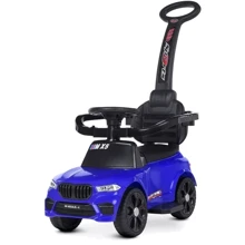 Каталка-толокар электромобиль 2 в 1 Bambi Racer синий (M 4850LR-4): Вид автомобиль
