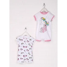 Пижама H&M 2200822 74 см разноцветная 2 шт.: Пол Девочка