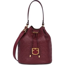 Женская сумка бакет-бэг Furla Corona S Drawstring бордовая (1034029): Пол Женский