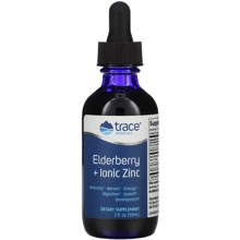 Trace Minerals Research Elderberry + Ionic Zinc, 2 fl oz (59 ml): Тип Цинк