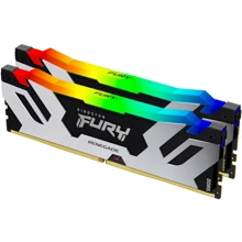Kingston FURY 32 GB (2x16GB) DDR5 6400 MHz Renegade Silver RGB (KF564C32RSAK2-32): Тип DDR5
