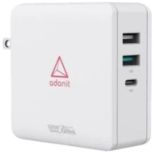Зарядний пристрій Adonit Wall Charger ThunderPort 2xUSB and USB-C PD65 60W White: Особливості Швидка зарядка