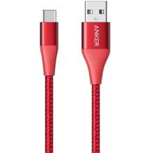 Кабель ANKER USB Cable to USB-C Powerline+ II 90cm Red (A8462H91): Тип USB Cable - USB-C