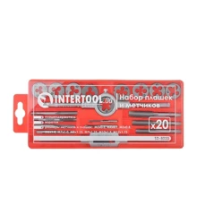 Набор резьбонарезной Intertool (SD-8020): Назначение набора слесарный